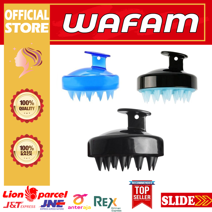 Gambar SISIR KERAMAS SILIKON / SIKAT SILIKON RAMBUT PIJAT KULIT KEPALA dari WAFAMTokopedia Kota Administrasi Jakarta Barat Tokopedia
