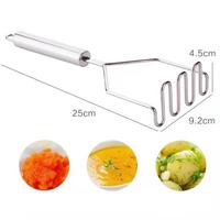 Gambar Meat Prees Alat Penumbuk / Penghancur Penekan Kentang Stainless dari Trinity Kitchen Kota Administrasi Jakarta Barat 5 Tokopedia