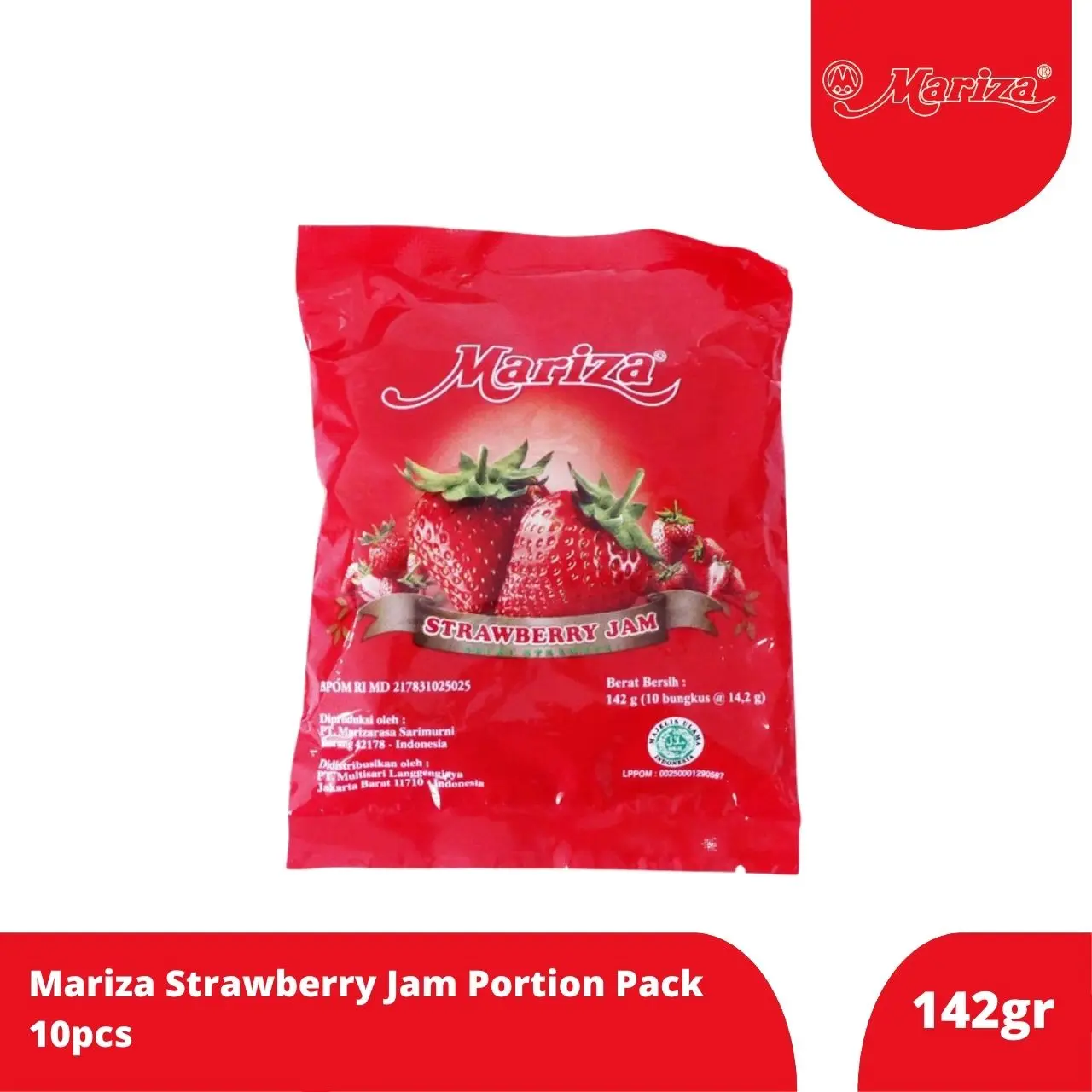 Mariza Strawberry Portion Pack 10Pcs