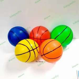 Mainan Bola Basket Karet Mini