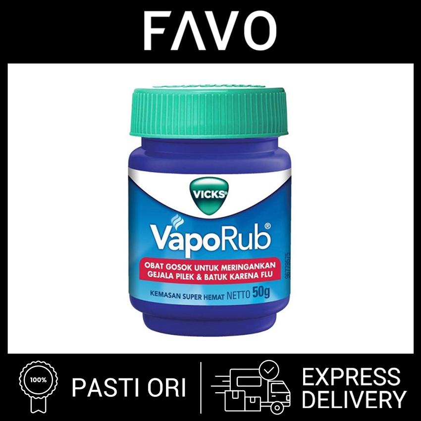 Obat Gosok - Vicks Balsem Vaporub - 50 gr - Meringankan Gejala Flu