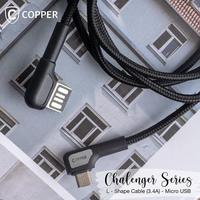 Gambar COPPER Kabel Data MICRO Gaming CHALLENGER Series QC 3.0 - Biru dari Copper Samarinda Official Kota Samarinda 4 Tokopedia