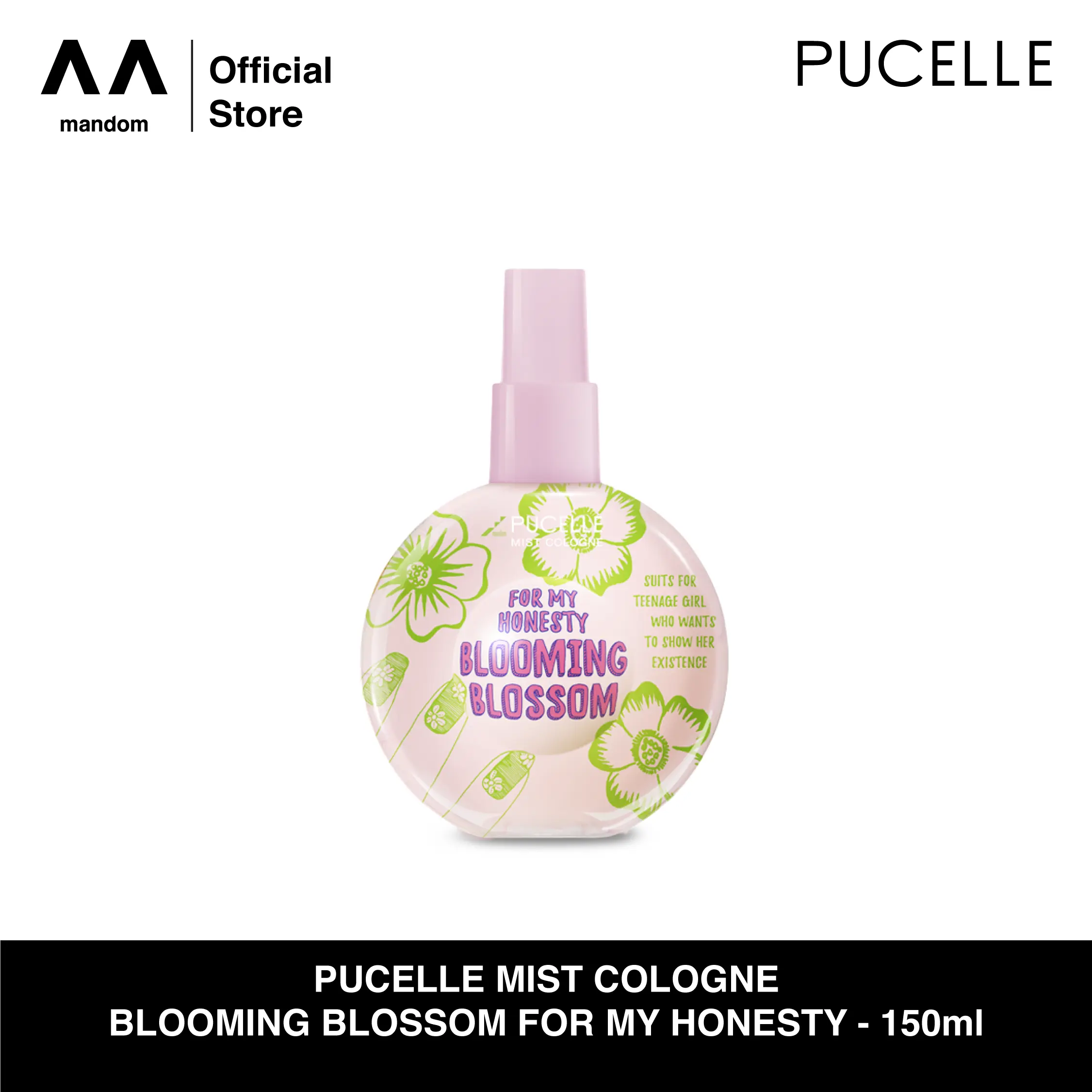 PUCELLE Mist Cologne Blooming Blossom For My Honesty 150ml