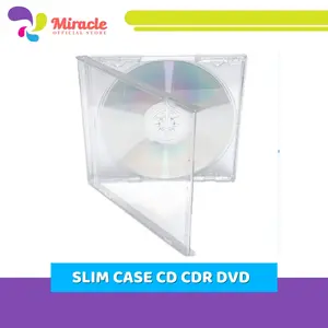 Slim Case cd CDR DVD Slim Case 5.2MM Clear 1 PCS
