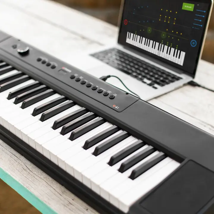 Digital Piano Keyboard 61 Key Artesia A-61 Semi-Weighted 2