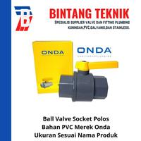 Gambar Ball Valve / Stop Kran 1 1/4" inch PVC Onda dari Bintang Teknik Toko Kota Administrasi Jakarta Barat 3 Tokopedia