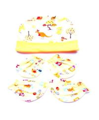 Gambar Sarung Tangan Kaki Bayi + Topi Set 2pcs SATOPI - PINK dari Eve Maternity Store Kota Administrasi Jakarta Barat 3 Tokopedia
