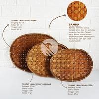 Gambar Tempat Lalap Oval Anyaman Bambu - Besar dari Rajawali Kraftindo Kota Surabaya 2 Tokopedia