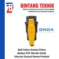 Gambar Ball Valve / Stop Kran 2 1/2" inch PVC Onda dari Bintang Teknik Toko Kota Administrasi Jakarta Barat 2 Tokopedia