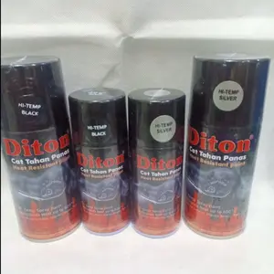 Pilox Pilok DITON Hi-Temp Black & Silver Tahan Panas (150ml & 300ml)