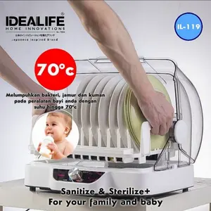 Alat Pengering Piring IL119 / Sterilizer Dish Dryer IDEALIFE IL-119