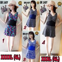 Gambar Baju renang big size XXXL (4L) BR148Y dari Baju Renang Juliet Kota Semarang 1 Tokopedia
