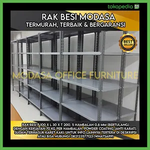 Rak Besi Modasa Kuat Termurah Bergaransi !