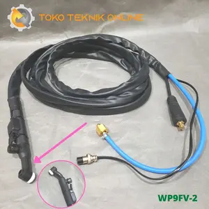 TIG TORCH WP9FV SET 4 M FLEKSIBEL MODEL PUTAR & TEKAN – CALDWELL