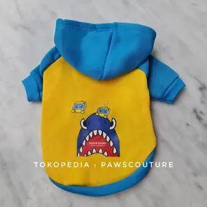 Baju pakaian hoodie jaket sweater anjing kucing hewan pet dog clothes