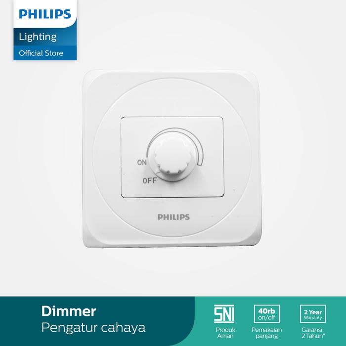 Gambar Philips Simply Switch Saklar Dimmer dari Philips Lighting Indonesia Kota Administrasi Jakarta Utara Tokopedia