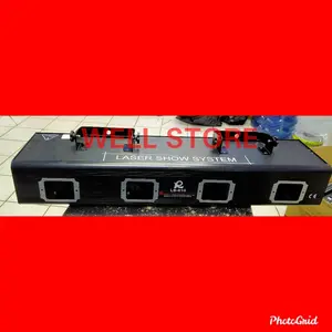 Lampu Laser Lighting Redsun 4 Mata Support DMX,Auto Dan Sound