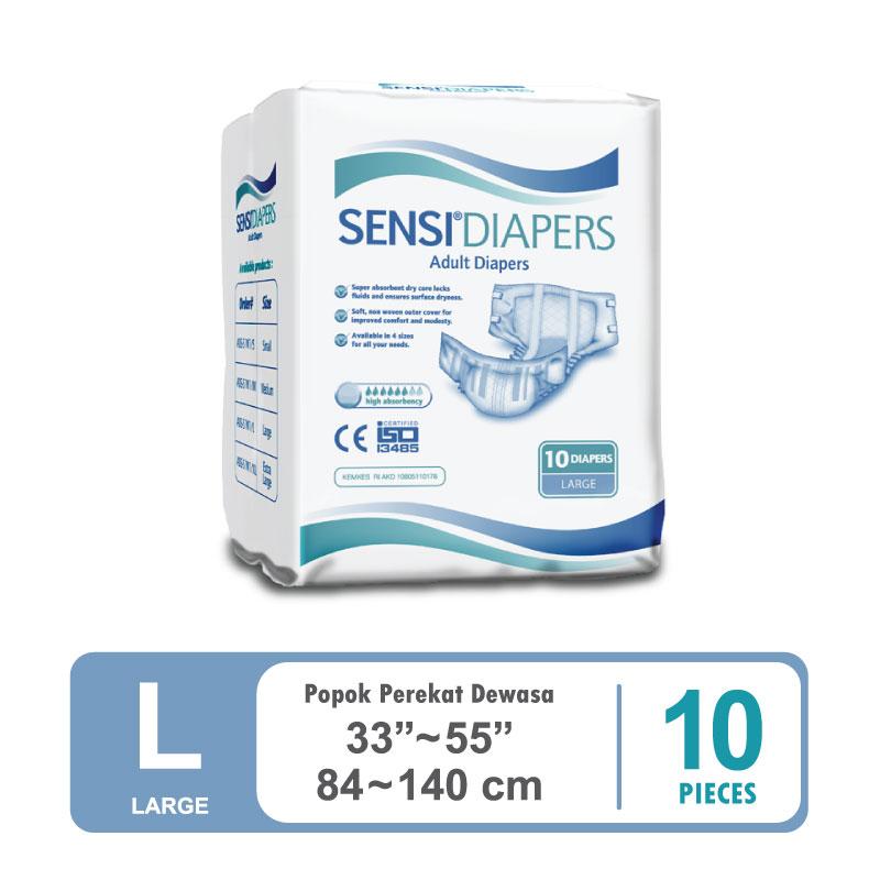 SENSI ADULT DIAPERS L10 - Popok Perekat Dewasa