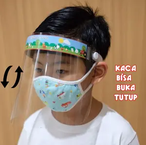Faceshield Anak Face Shield Bisa Buka Tutup Naik Turun