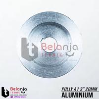 Gambar Pully Alumunium A 1 Jalur 3" As 20 mm Pulley Puli A1 3 Inch As 20mm dari Belanja Teknik Kota Bogor 3 Tokopedia