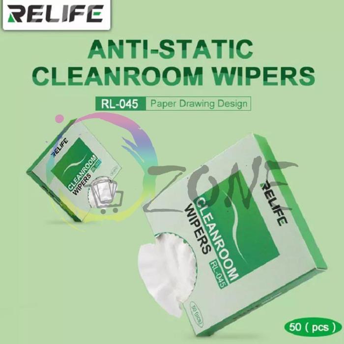 Gambar KAIN PEMBERSIH DEBU KOMPONEN ANTISTATIK CLEANROOM WIPERS RELIFE RL-045 dari Ozone Sparepart HP Kota Administrasi Jakarta Barat Tokopedia