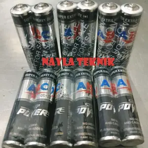 BATERAI ABC AAA/A3 super power Tegangan 1.5 Volt Harga untuk 1 pcs