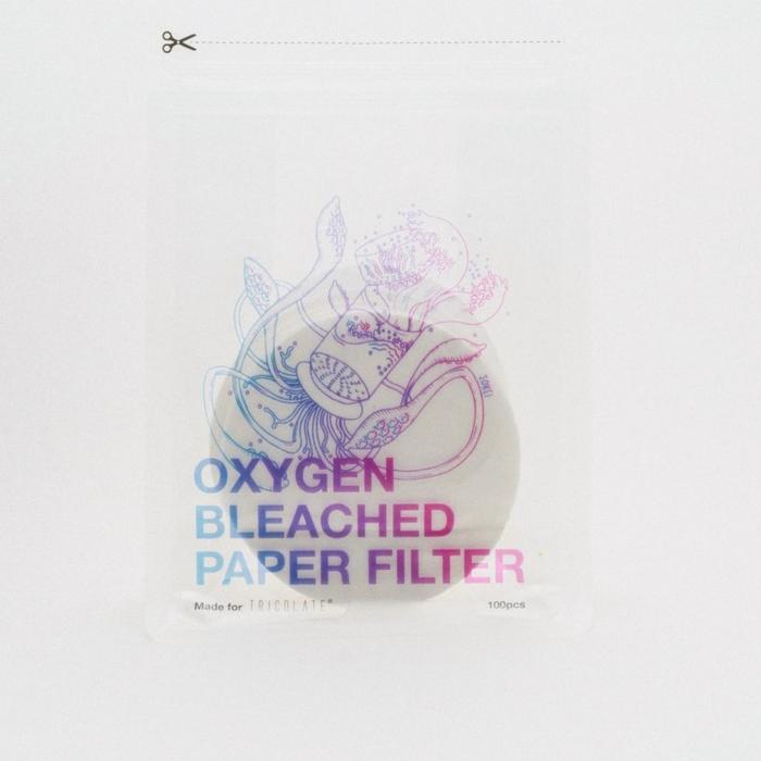 Gambar Tricolate Oxygen Bleached Paper Filter - 100 pcs dari Space Roastery Kab. Sleman Tokopedia