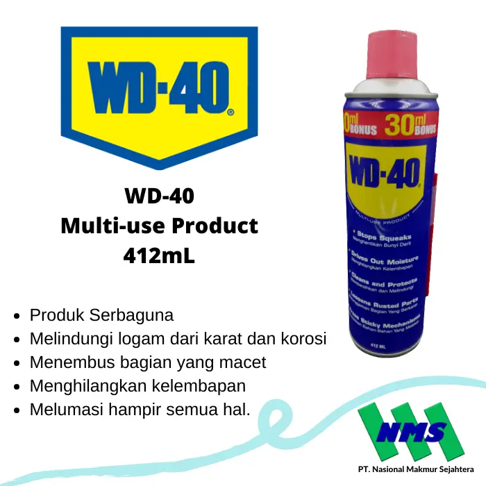WD-40 Multi-use Product 412mL Pelumas Serbaguna WD40 WD 40