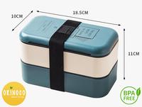 Gambar Lunchbox Orinoco Or-0821 2 Susun Bpa Free Anti Tumpah + Sendok Sumpit - OR-0689 Putih dari Kioslunchbox bogor Kota Bogor 2 Tokopedia