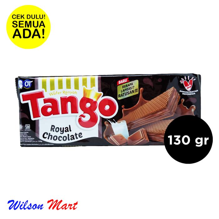 Gambar TANGO WAFER ROYAL CHOCOLATE 130 GRAM dari Wilson Mart Kota Administrasi Jakarta Barat Tokopedia