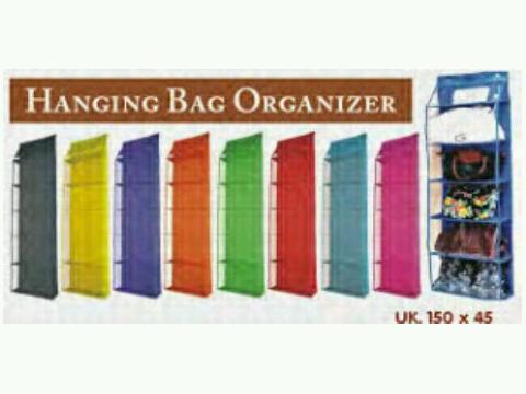 Gambar Rak Tas Gantung Ripstock/D300 (Hanging Bag Organizer) Bahan Kuat. Alas Yellowboard dari Pusat Grosir Eceran Kota Surakarta Tokopedia