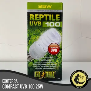 EXOTERRA LAMPU UVB 100 25 WATT / LAMPU REPTIL BUKAN UVA