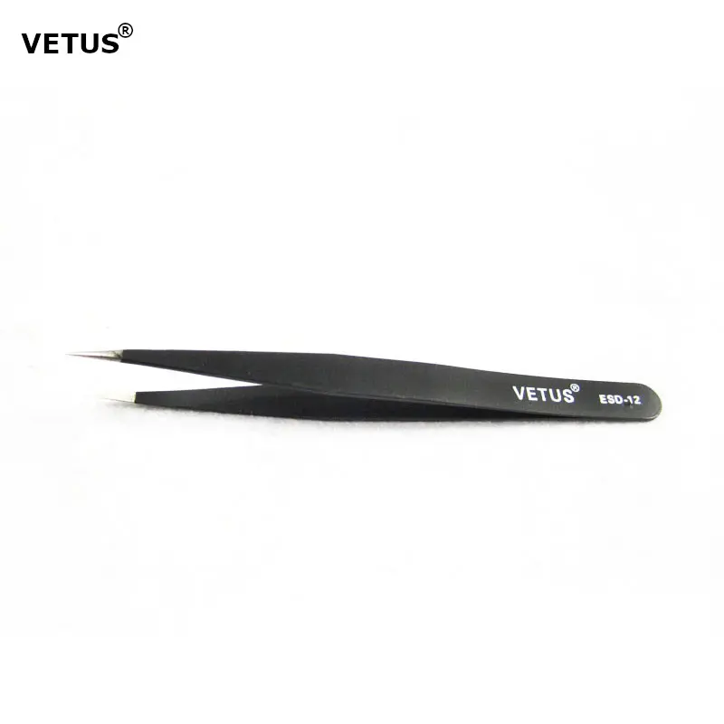 Pinset Vetus Tweezers Pinset Lurus Pinset Stainless ESD 12