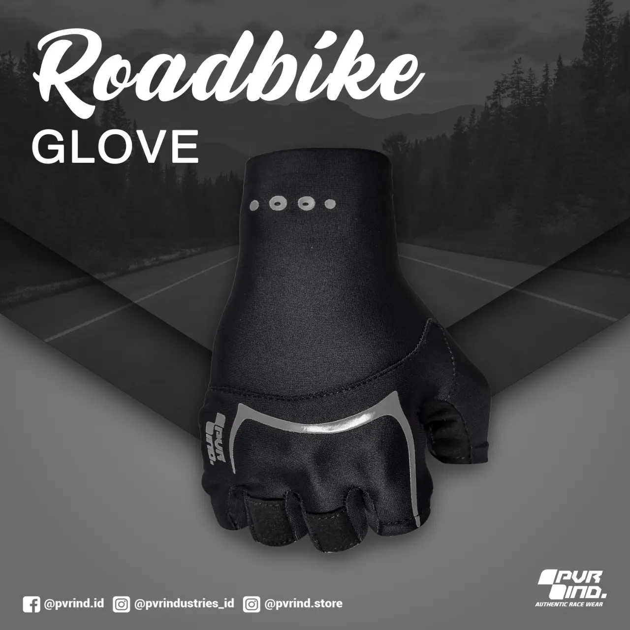 PVRIND RACE GLOVE SKY GREY