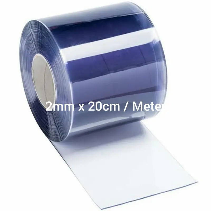 Pvc Strip Curtain / Tirai PVC Meteran warna clear 2mm x 20cm - Shop ...