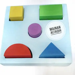Mainan Edukasi Anak Dari Kayu Balok Geometri