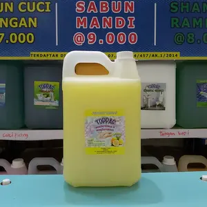 HANDWASH HANDSOAP SABUN CUCI TANGAN CAIR MURAH ANTI GATAL KERING  WANGI LEMON 5 LITER PREMIUM TOPPAS - BPOM