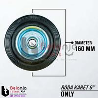 Gambar Roda Karet Only 6" Inch Roda Trolly Trolley Tanpa Kaki Roda Etalase 6 dari Belanja Teknik Kota Bogor 2 Tokopedia