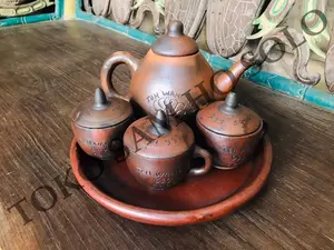 Poci Set Tanah Liat Ukuran Besar