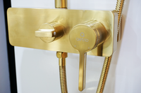 Gambar Shower Set with Bath/Shower Mixer Brushed Gold| FN-27300NG dari Aetrio Shop Kota Administrasi Jakarta Utara 4 Tokopedia