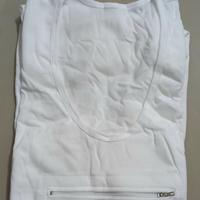 Gambar Singlet kaos dalam pria traveling - haji umroh putih kantong resleting dari Arlano Kota Surakarta 3 Tokopedia