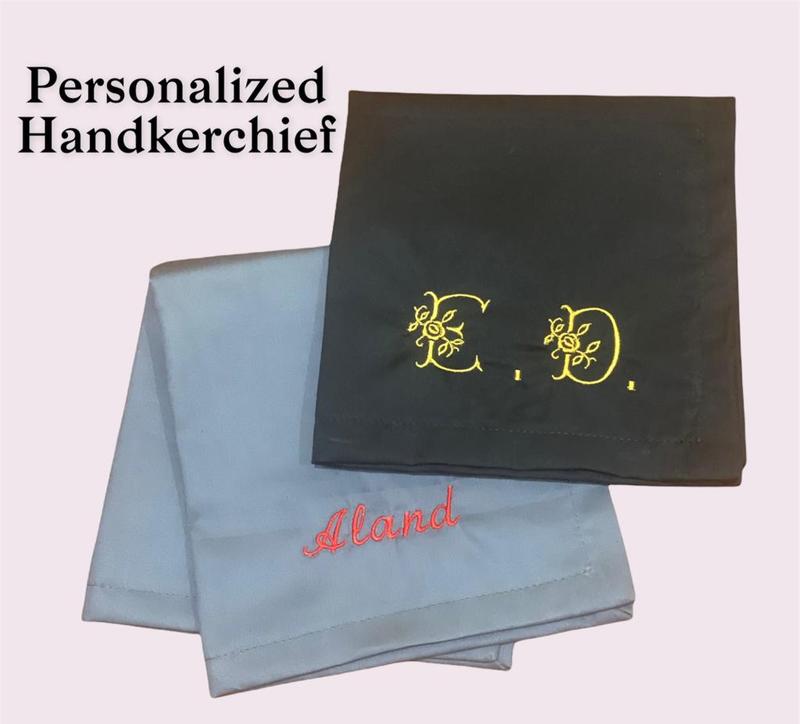 Product Introduction of Fawn'G Handmade - Personalized Handkerchief | Sapu Tangan Bordir Huruf 0