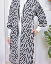 Gambar KI Outer Kimono Alesha Abu - Abu-abu, 4 dari KainIndonesiaco Kota Administrasi Jakarta Timur 3 Tokopedia