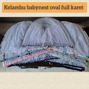 Kelambu Babynest bulat/Kojong babynest untuk kado lahiran Bayi Nyamuk