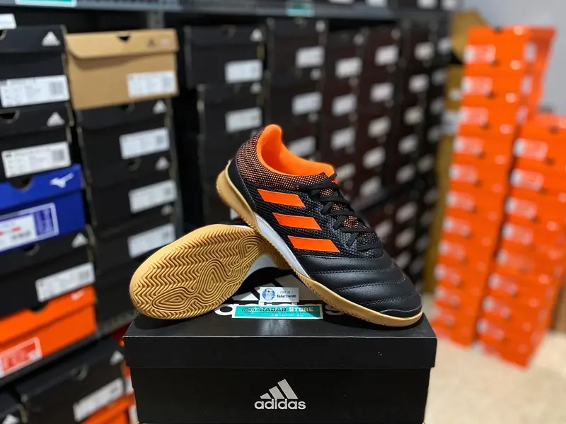 Sepatu Futsal Adidas Copa 20.3 IN Sala Black Orange EH1494 Original 0