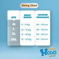 Gambar HOGO Baby Diapers Pants Size M isi 40pcs dari Hogo Indonesia Kab. Gresik 5 Tokopedia
