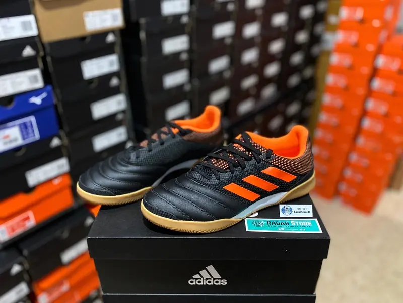 Sepatu Futsal Adidas Copa 20.3 IN Sala Black Orange EH1494 Original 1