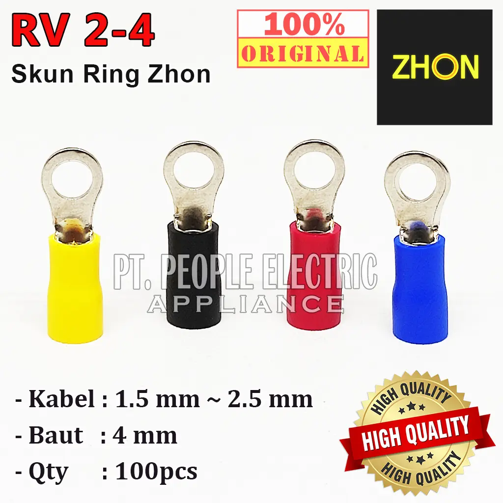 SKUN KABEL RING O RV 2-4 kabel 1.5-2.5mm Baut 4mm