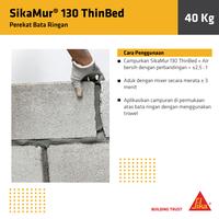 Gambar SikaMur 130 Thinbed Mortar Instan Lem Perekat Bata Ringan 40Kg dari Sika Jakarta Kab. Bekasi 4 Tokopedia