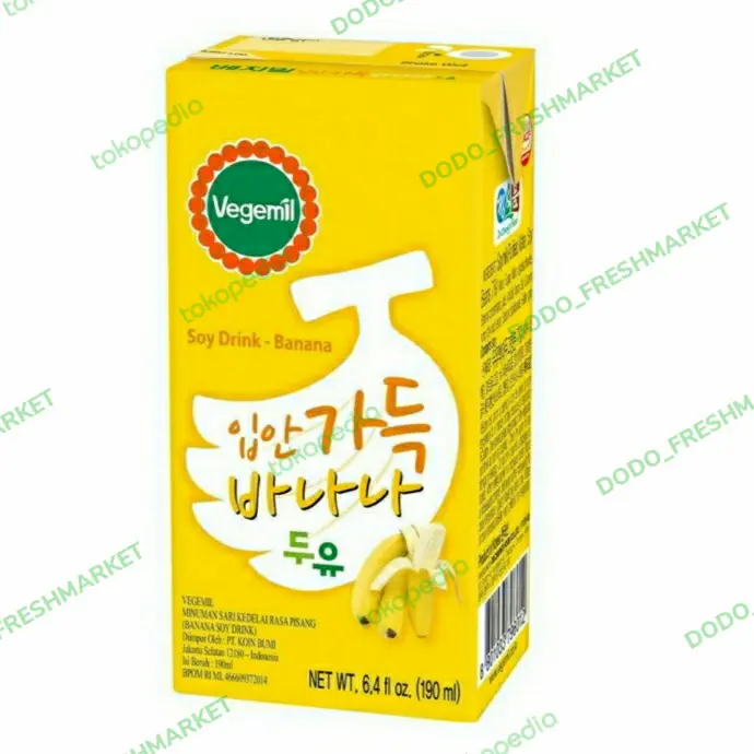Vegemil Soy Milk Banana 190ml